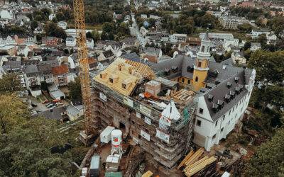 Neubau Dachstuhl Schloss Lichteinstein